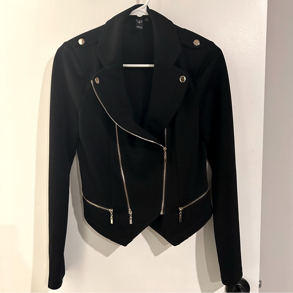 Black Zip Up Jacket